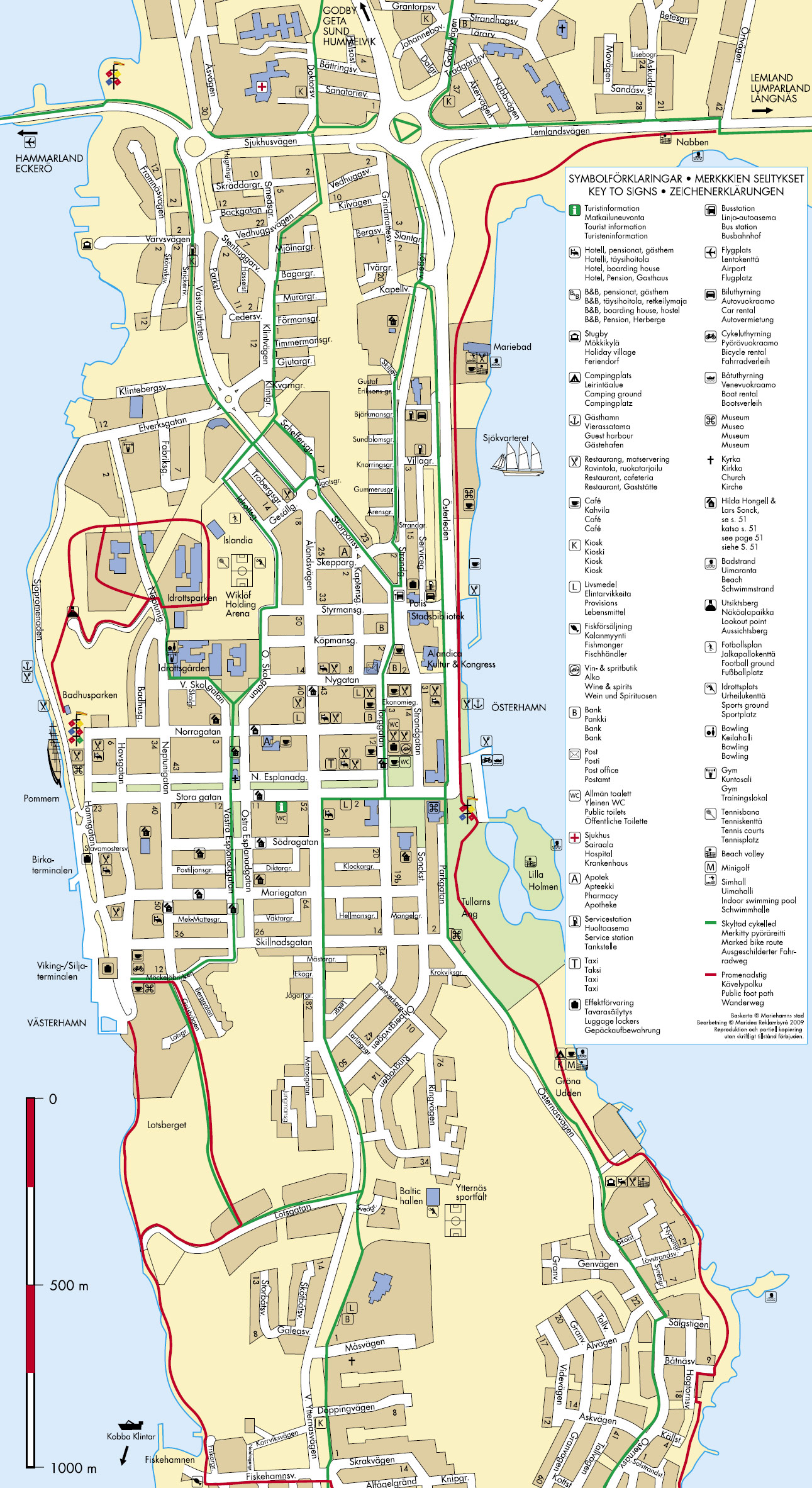 Mariehamn (Maarianhamina) map